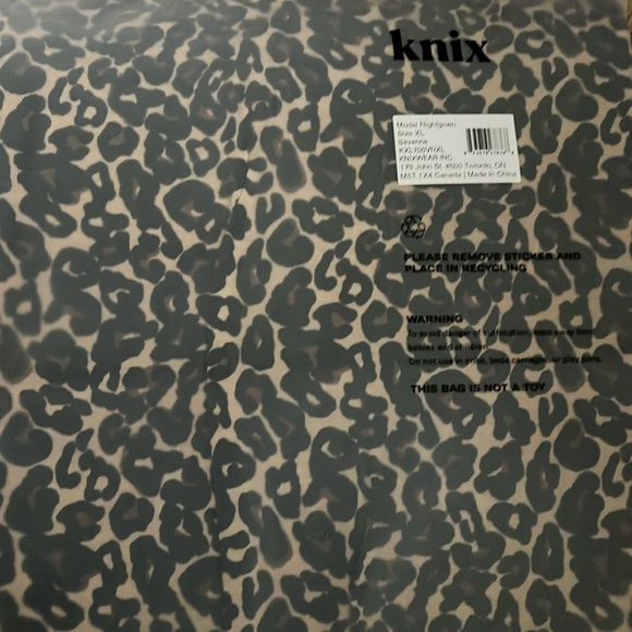 Knix modal nightgown size XL new savanna cheetah leopard night dress pajamas - Picture 2 of 2